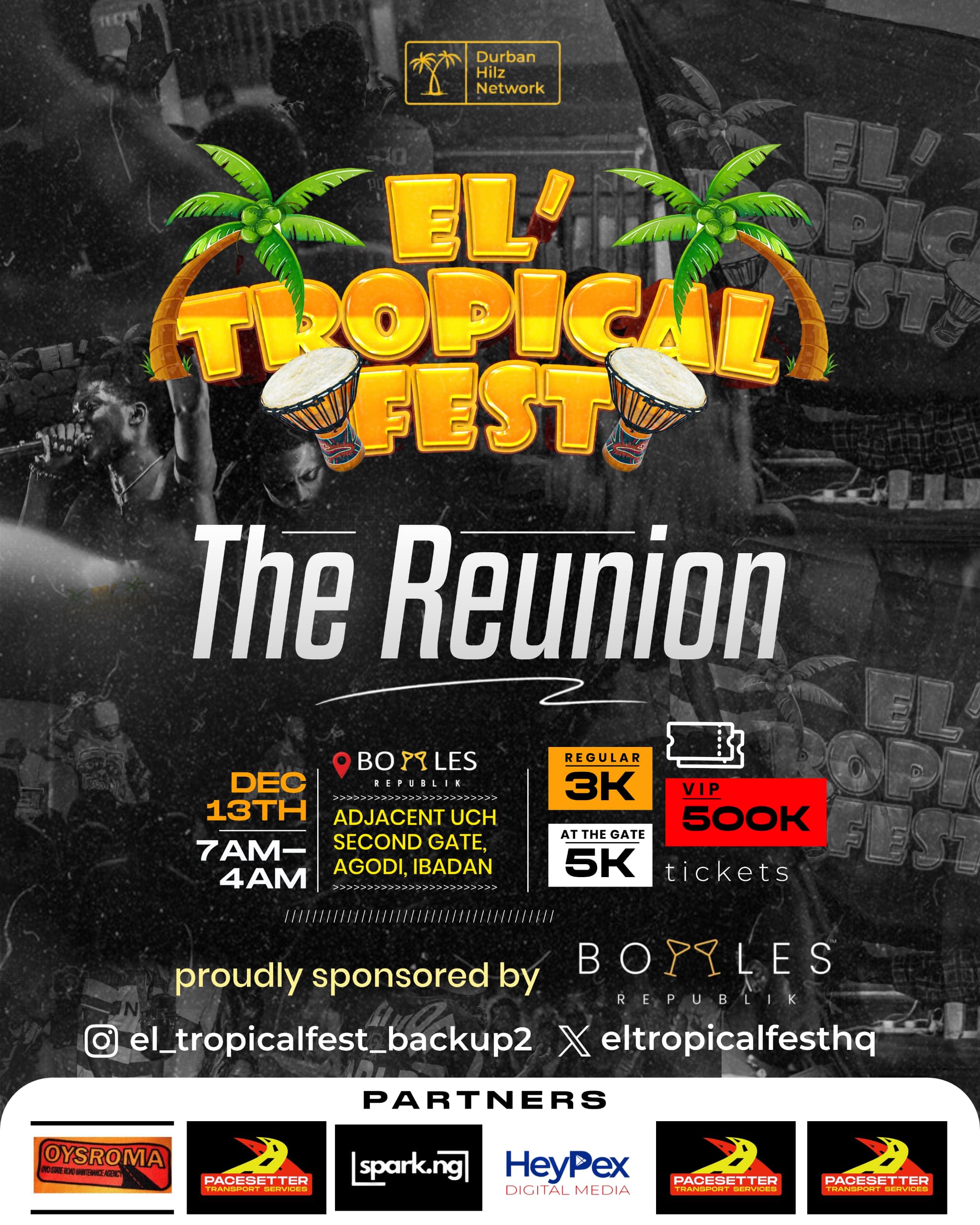 El'tropical Fest 3.0 poster