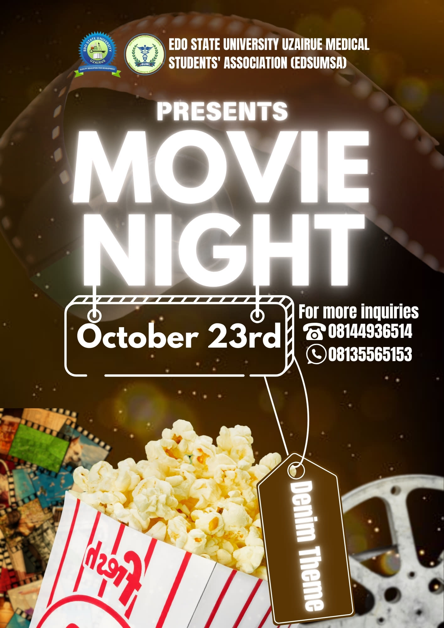 EDSUMSA MOVIE NIGHT poster
