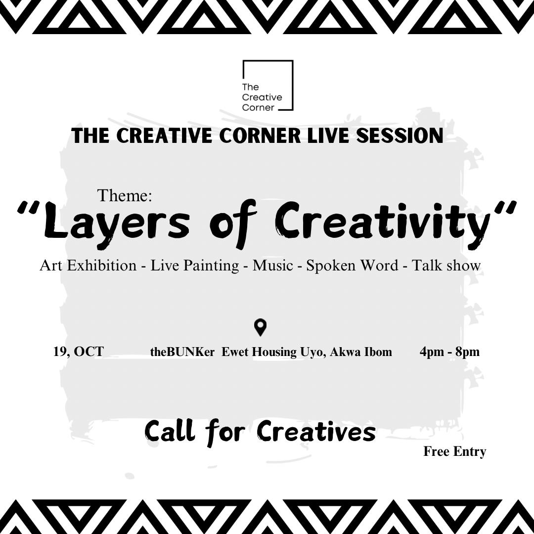 The Creative Corner Live Session poster