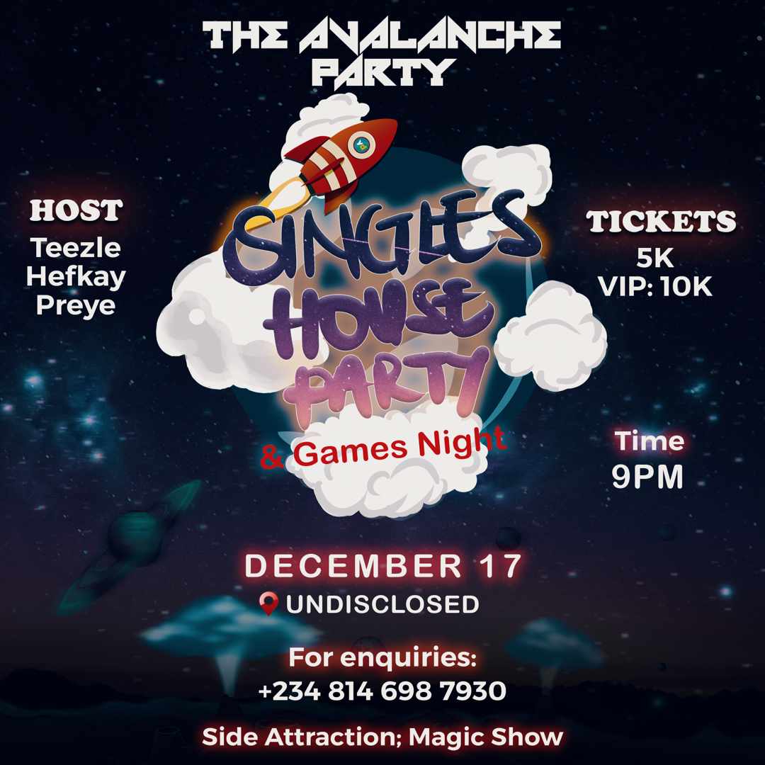 Avalanche Party poster