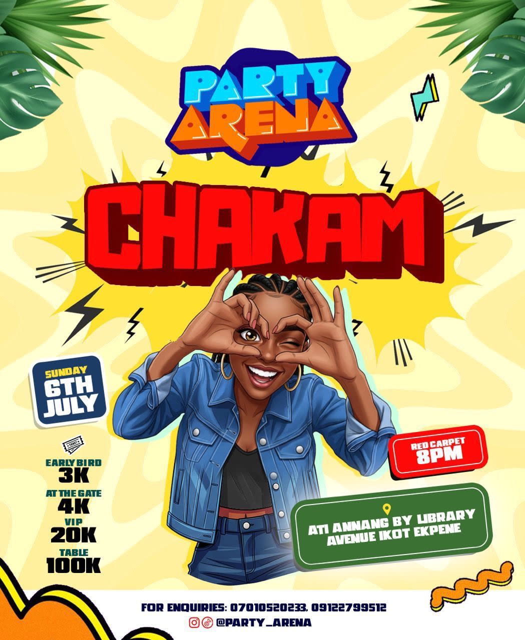 PARTY ARENA CHAKAM poster