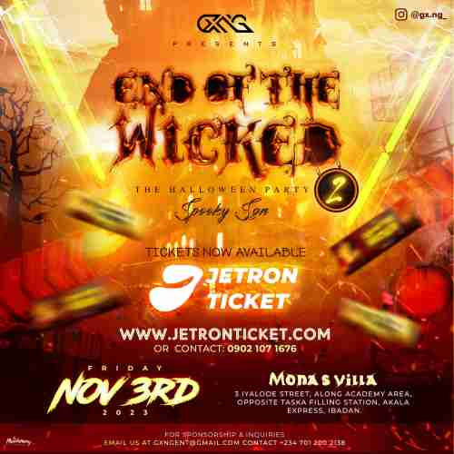 End of the wicked. Halloween party