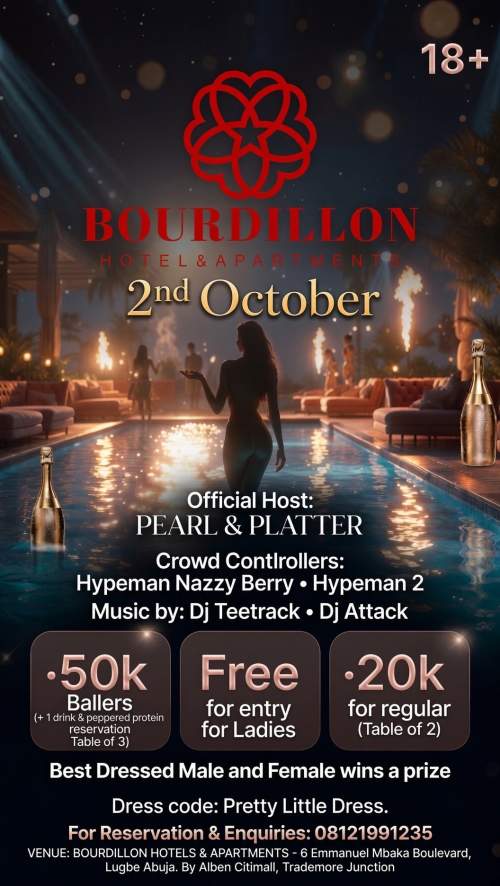 BOURDILLON LOUNGE. 18+
