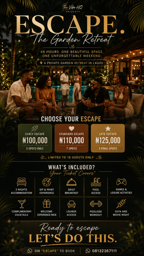 ESCAPE- The Garden Retreat