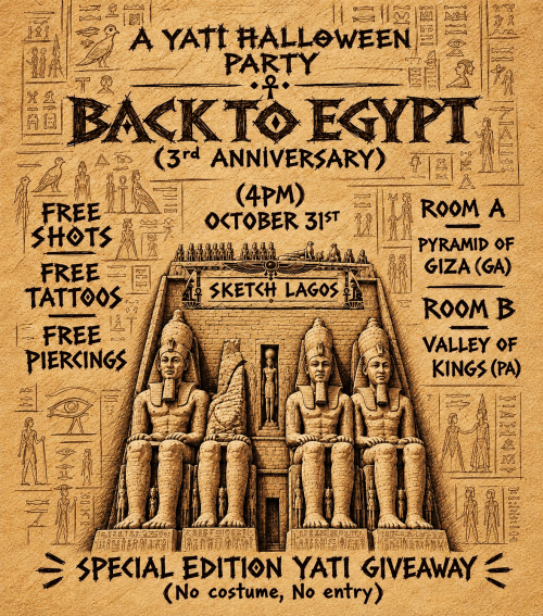 YATI HALLOWEEN III - BACK TO EGYPT