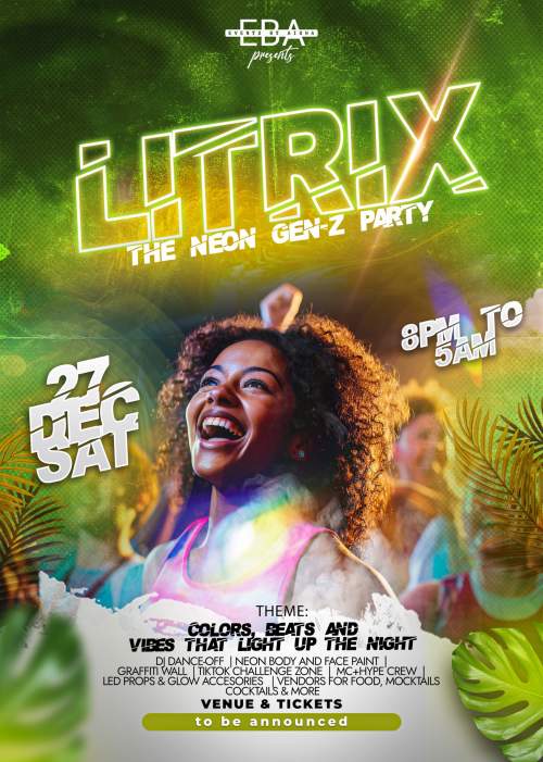 Litrix - The Neon Gen-Z Party