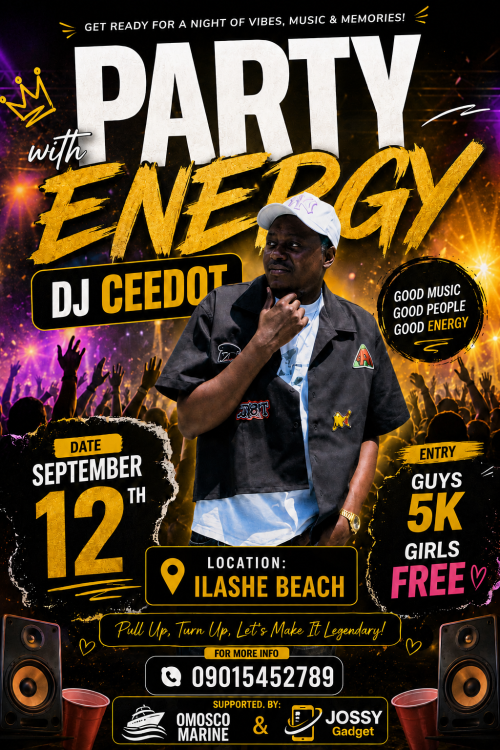 You’ll invite your friends and enjoy great music, drinks, and energy with us.