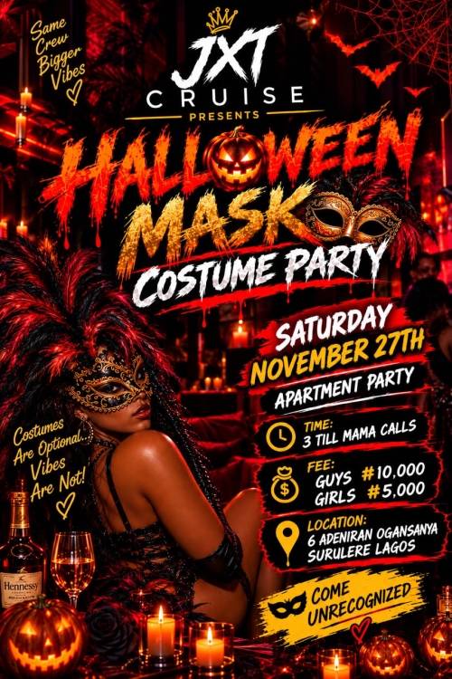 HALLOWEEN MASK & COSTUME PARTY