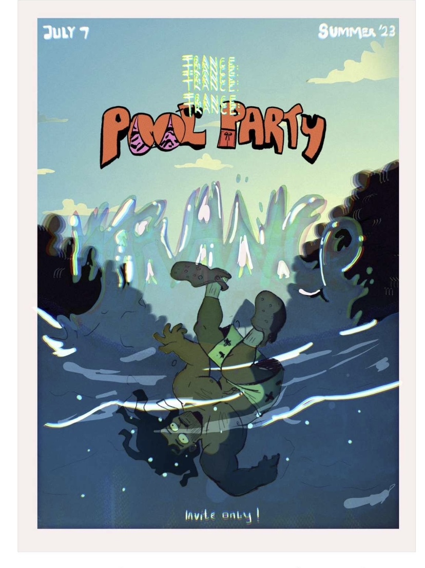 Trance Pool Party event poster