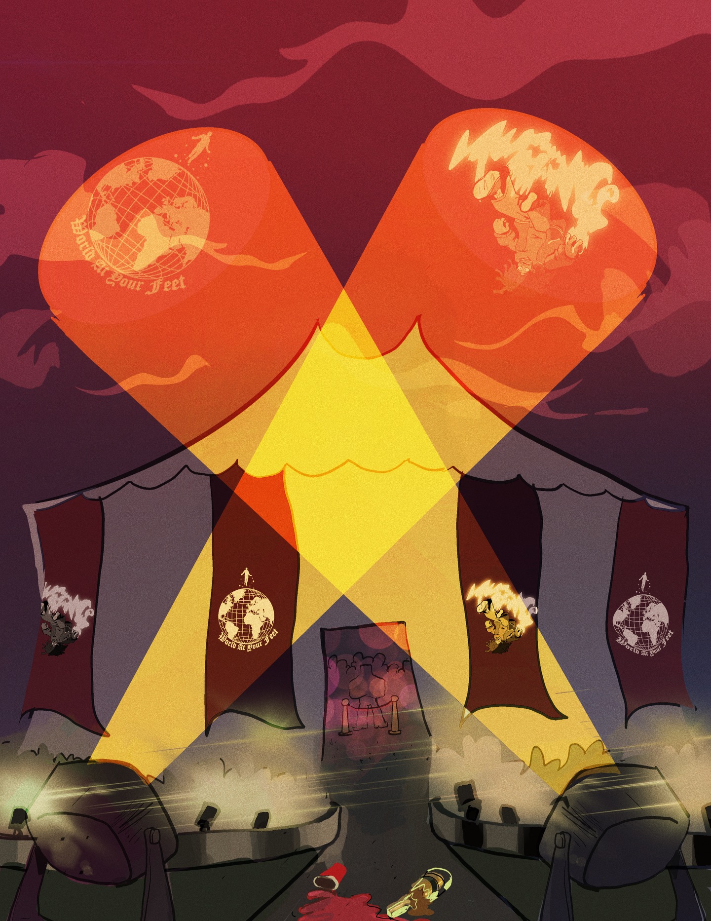 TRANCE 3 X WAYF event poster