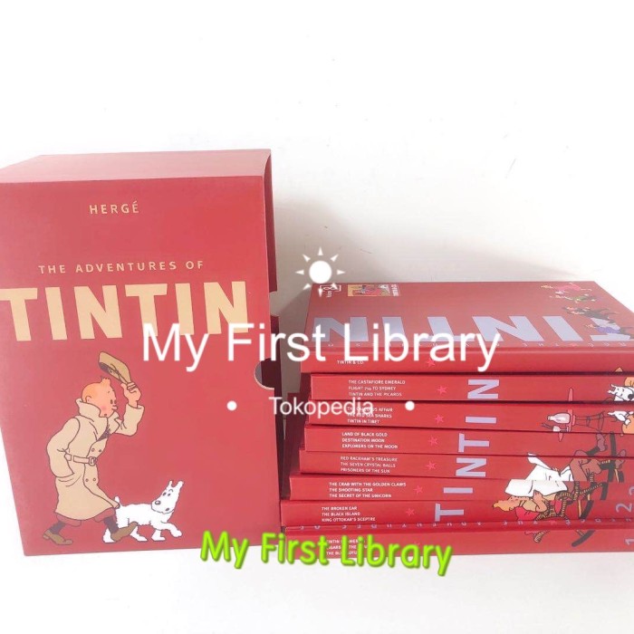 Jual Tintin Box Set Buku Tintin Komik Kode A 001 Di Seller Ponimanku