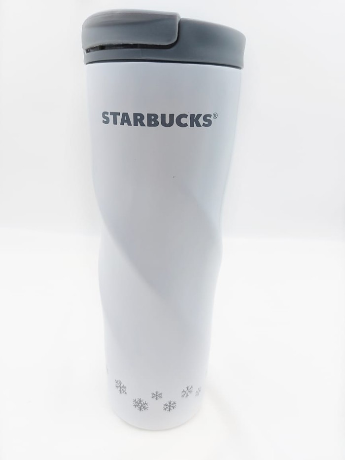 Jual tumbler starbucks gradiasi spiral Pearl White (Kode A 004) di