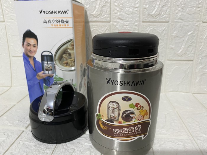 Jual Food Jar Termos Yoshikawa 8ooml Tahan 12 Jam (kode A 001)) Di