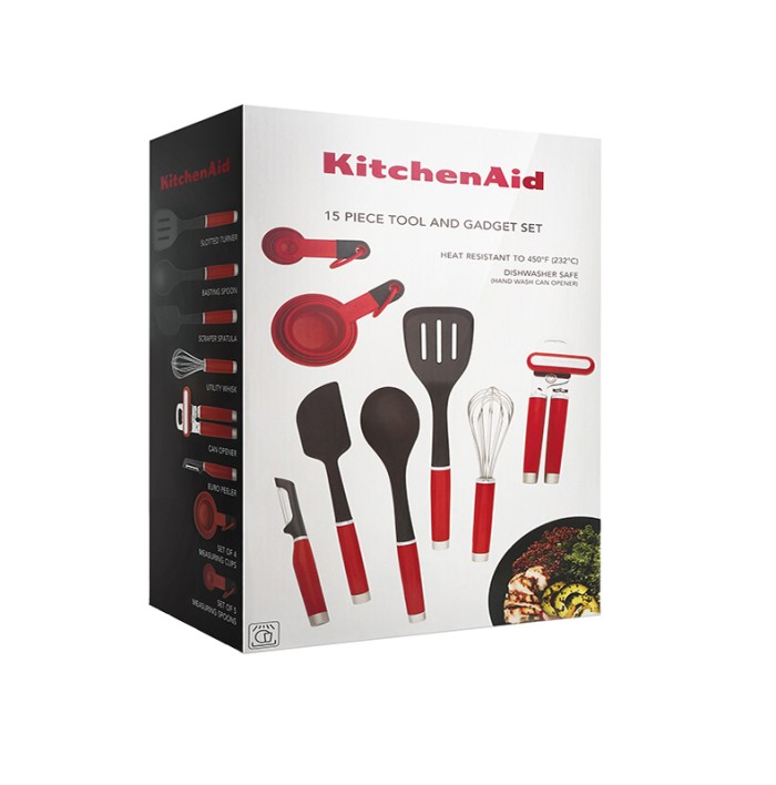 Jual KitchenAid 15 Piece Tool and Gadget Set KO447BXERI (Kode A 008