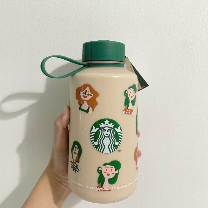 Jual Tumblr Starbucks Original Tumbler Botol Minum 1 Liter Besar Lucu