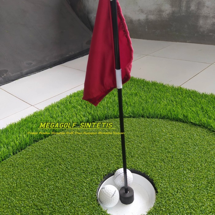 Jual hole Cup Mini Golf, Hole Stick Flags,Hole Cup Tiang Bendera Golf