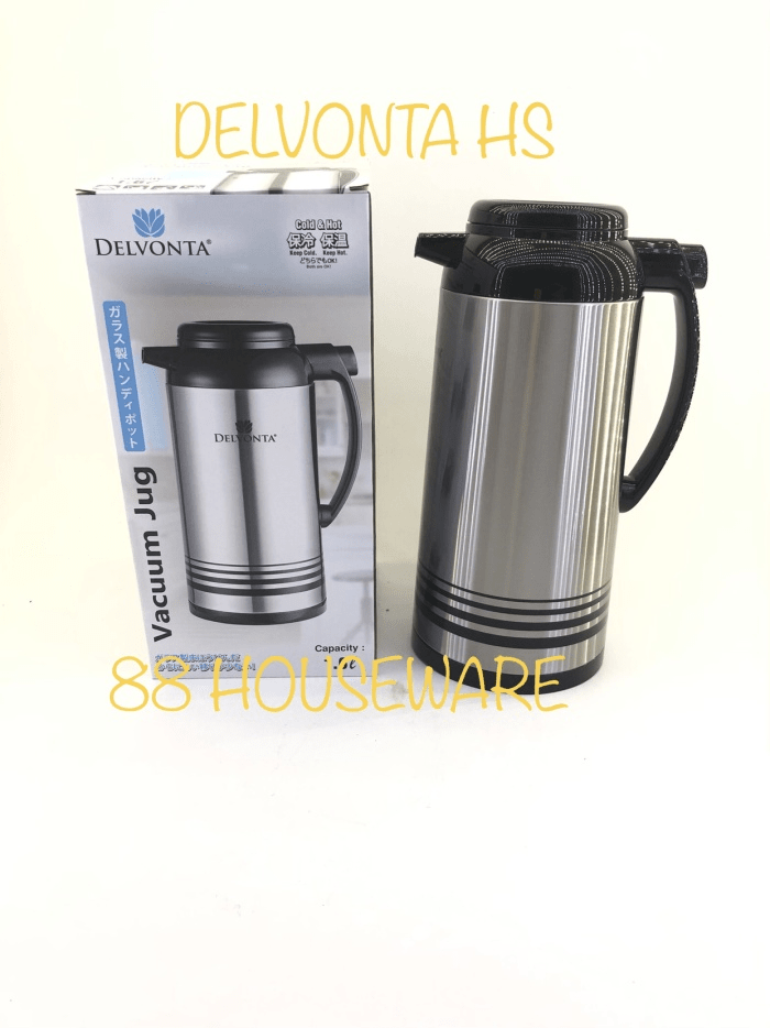 Jual VACUUM JUG DELVONTA HS TERMOS AIR PANAS 1 liter (Kode A 008)) Multicolor di Seller