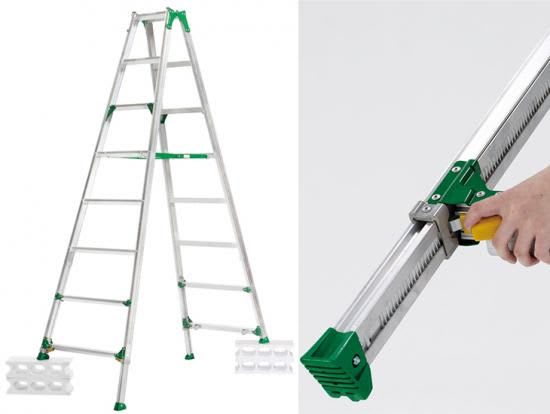 伸縮脚付専用脚立PRTH2460〜2900mm 15.1kg