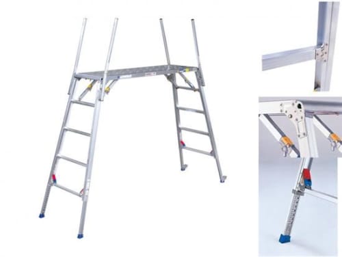 マイティーベース180(手掛り棒４本付)H1417〜1777mm 1680×500mm・27.1kg