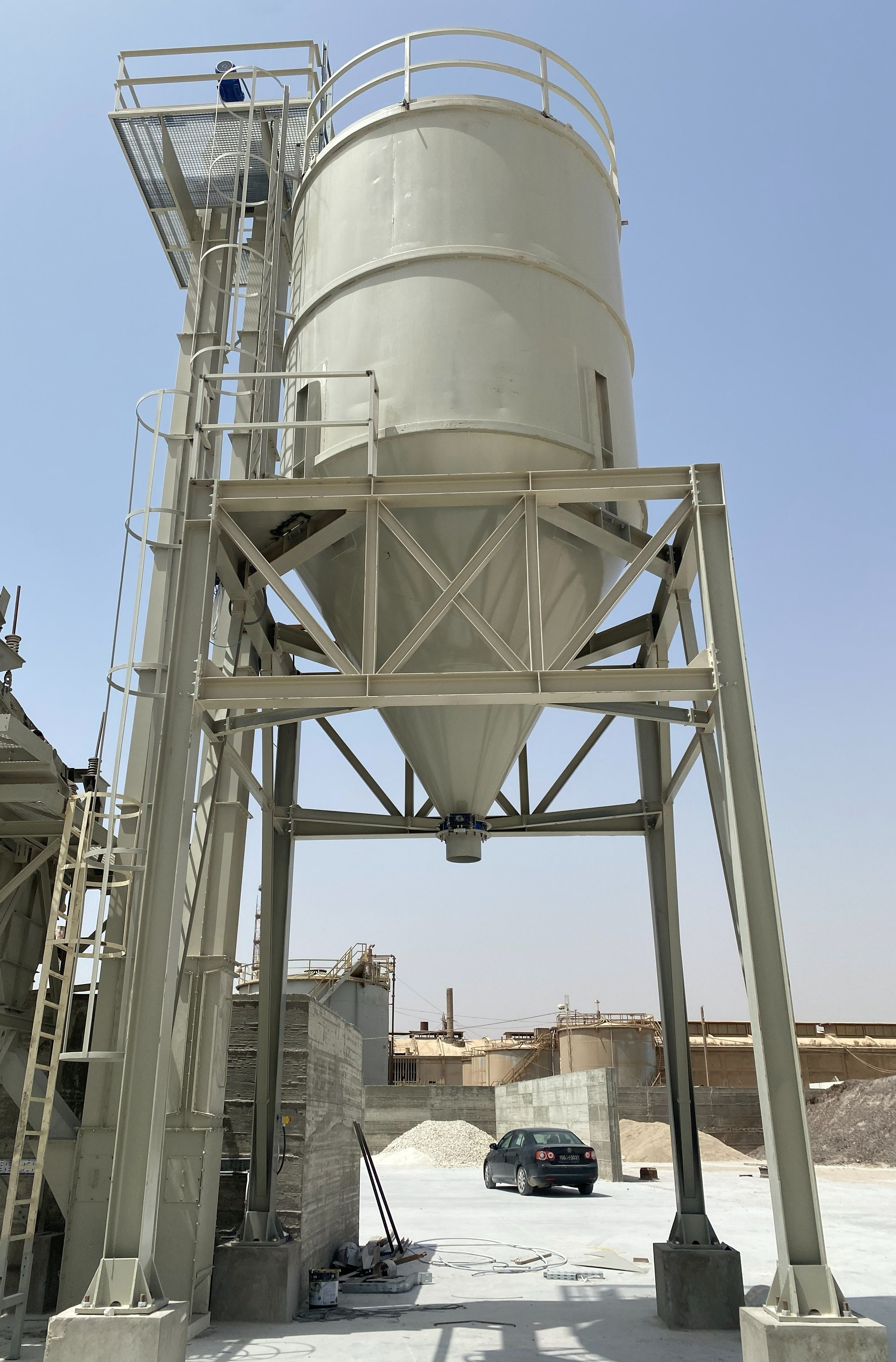 Silo et Trémie de Stockage 20T à Sfax | SOFAP