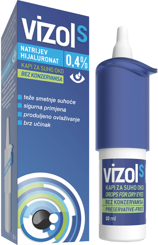 Vizol S 0.4 artificial tears in drop form JGL