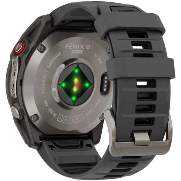 Garmin Fenix 8 Pro — 51 мм AMOLED Sapphire Titanium Graphite / Black — 7