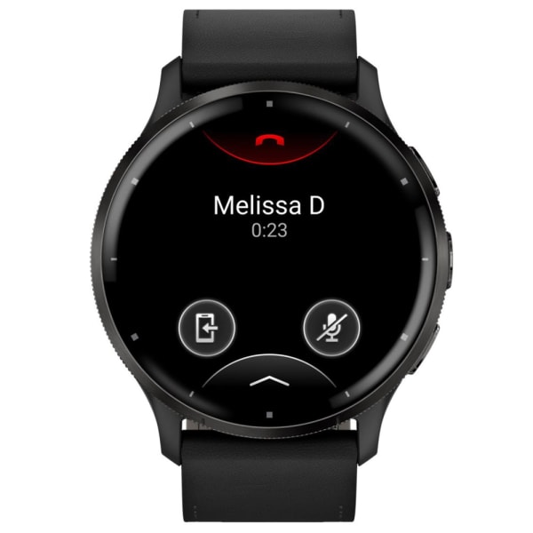 Garmin Venu 3 Black с кожаным ремешком — 4
