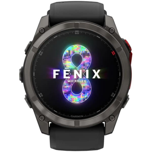 Garmin Fenix 8 Pro — 51 мм MicroLED Sapphire Carbon Gray DLC Titanium Black / Pebble Gray — 2