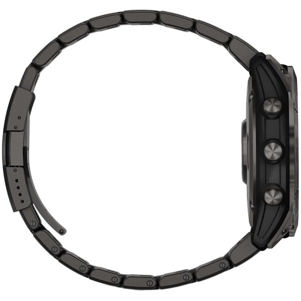 Garmin Fenix 7X Pro Sapphire Solar DLC Titanium Carbon Gray / Vented Titanium Bracelet — 6