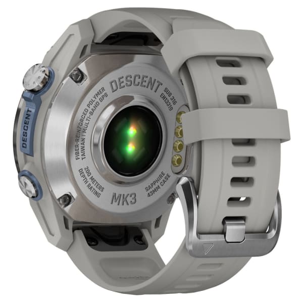 Дайвинг компьютер Garmin Descent Mk3 43 мм Stainless Steel / Fog Gray Silicone Band — 8