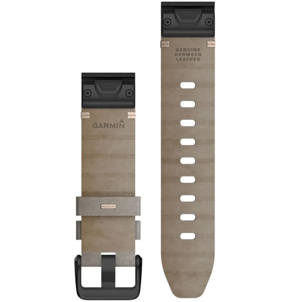 Кожаный ремешок Garmin QuickFit 20 мм Shale Gray Suede Leather — 2