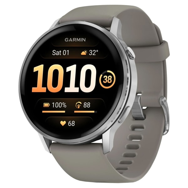 Garmin Venu 4 — 45 мм Silver / Gray
