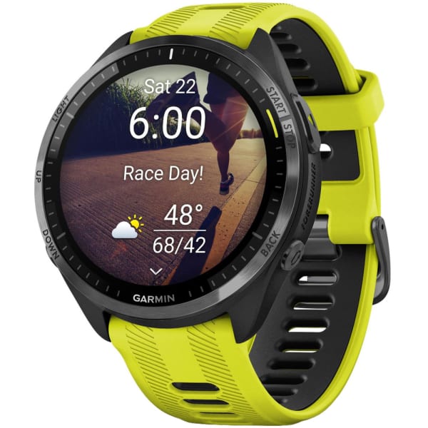 Garmin Forerunner 965 Amp Yellow / Black DLC Titanium — 2