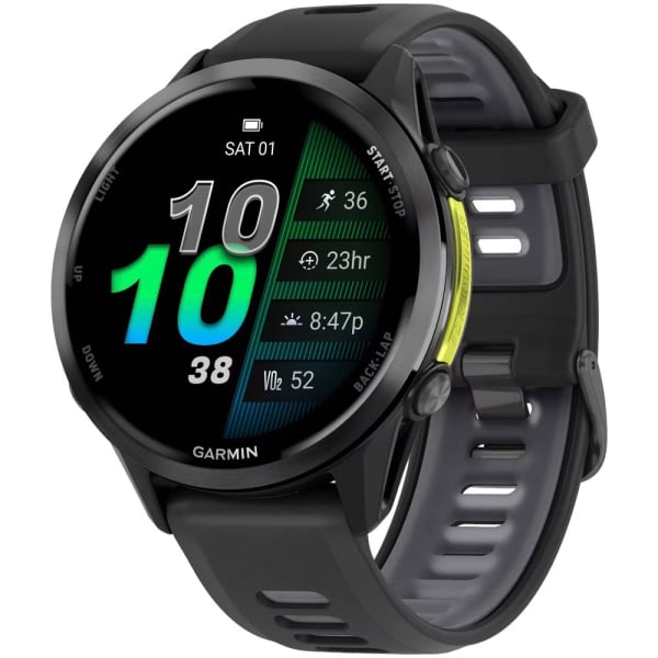 Garmin Forerunner 970 Carbon Grey DLC Titanium Black / Translucent Whitestone