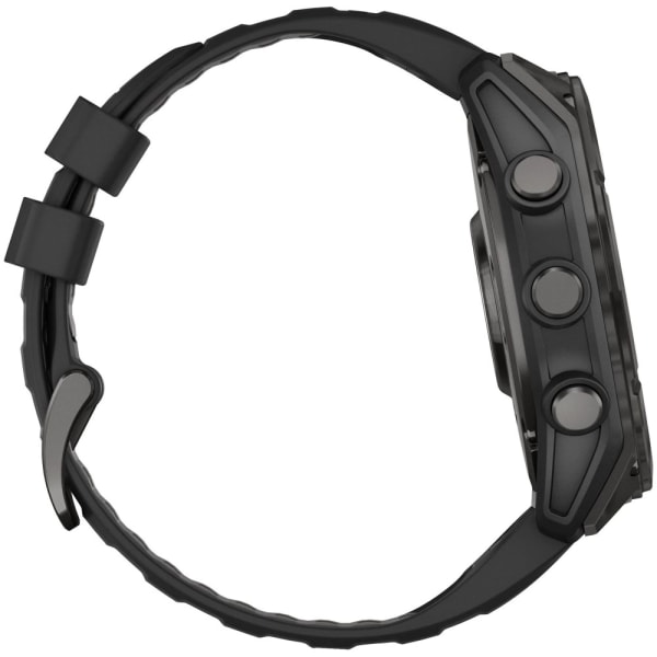 Garmin Fenix 8 — 51 мм AMOLED Sapphire Carbon Gray DLC Titanium Black / Pebble Gray — 6