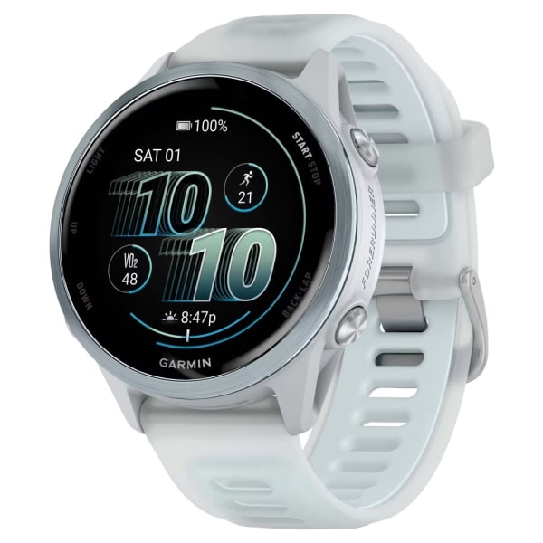 Garmin Forerunner 570 — 42 мм Cloud Blue / Translucent Whitestone
