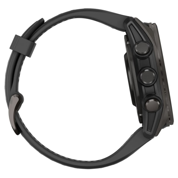 Garmin Fenix 8 — 43 мм AMOLED Sapphire Carbon Gray DLC Titanium Black / Pebble Gray — 6