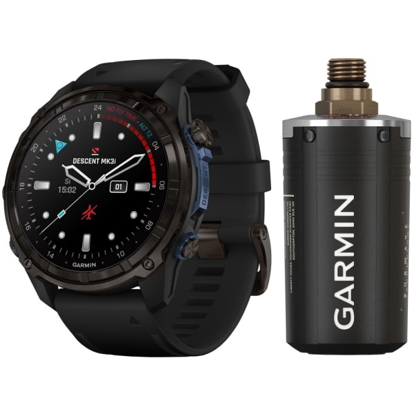 Дайвинг компьютер Garmin Descent Mk3i 51 мм Carbon Gray DLC Titanium / Silicone Band + Descent T2