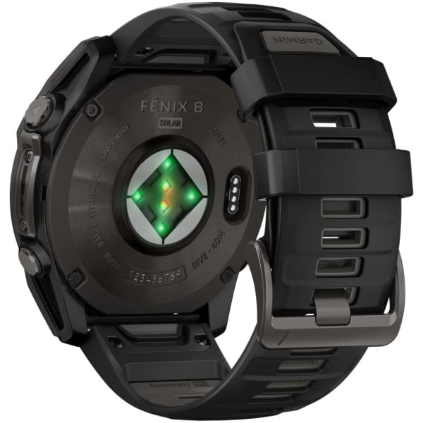 Garmin Fenix 8 — 51 мм Solar Sapphire Carbon Gray DLC Titanium Black / Pebble Gray — 7