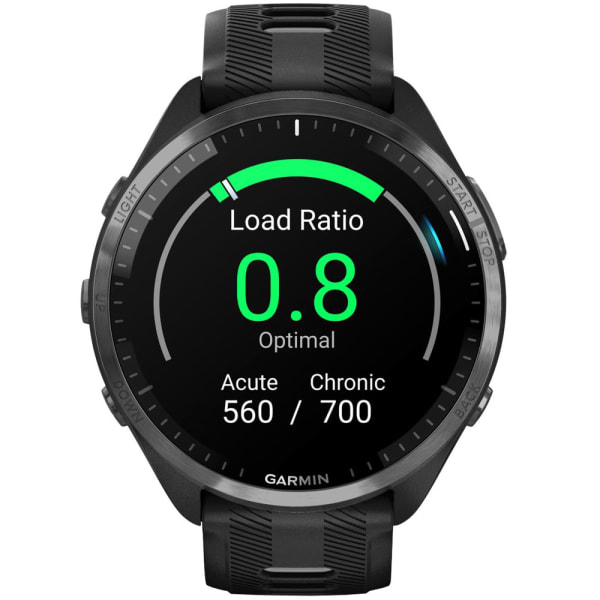 Garmin Forerunner 965 Black / Powder Gray DLC Titanium — 10