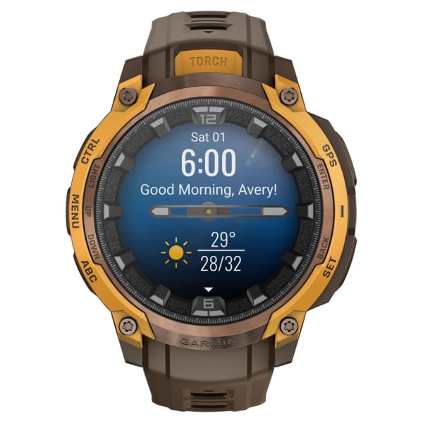 Garmin Instinct Crossover AMOLED Bronze / Sunburst — 9