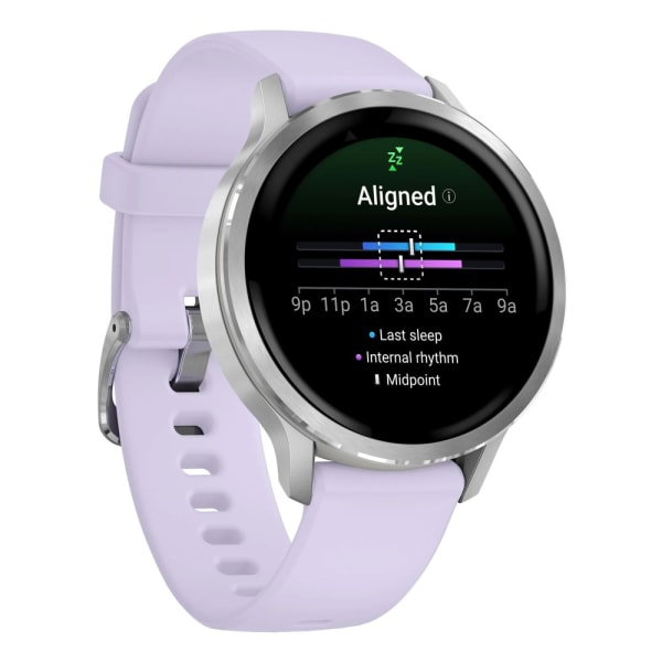 Garmin Venu 4 — 41 мм Silver / Periwinkle — 5