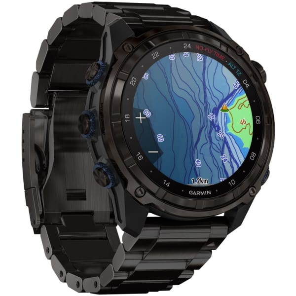 Дайвинг компьютер Garmin Descent Mk3i 51 мм Carbon Gray DLC Titanium / Titanium Band + Descent T2 — 5