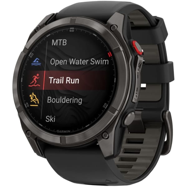 Garmin Fenix 8 Pro — 51 мм AMOLED Sapphire Carbon Gray DLC Titanium Black / Pebble Gray — 2