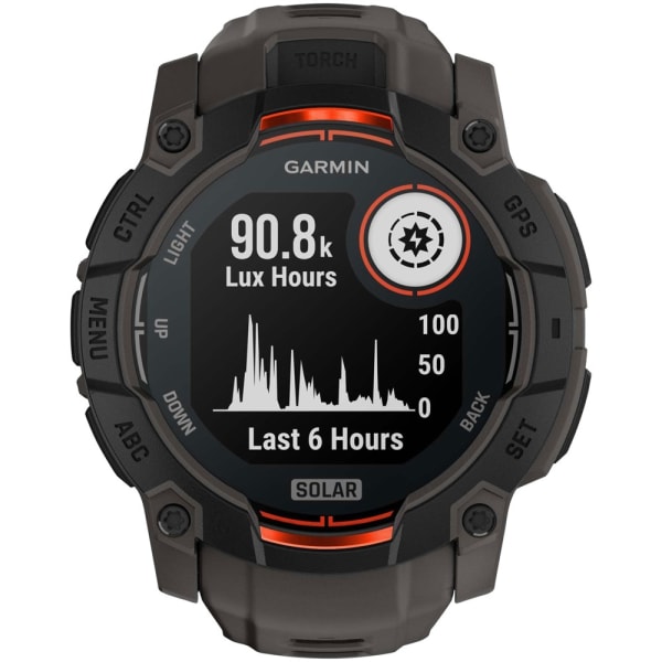 Garmin Instinct 3 — 50 мм Solar Black / Charcoal — 2