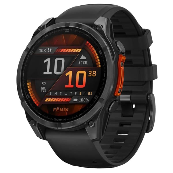 Garmin Fenix 8 — 47 мм AMOLED Slate Gray / Black