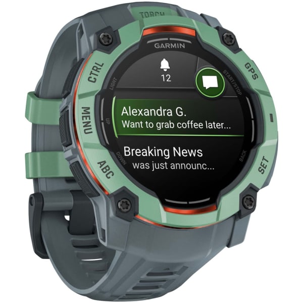 Garmin Instinct 3 — 50 мм AMOLED Neo Tropic / Twilight — 5