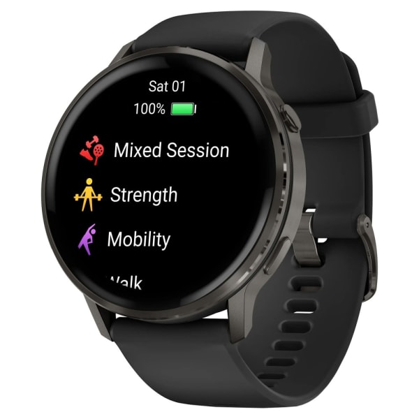 Garmin Venu 4 — 45 мм Slate / Black — 2