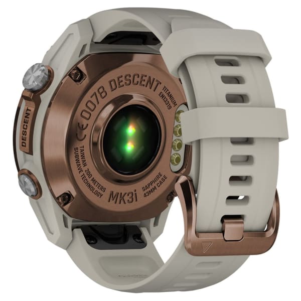 Дайвинг компьютер Garmin Descent Mk3i 43 мм Bronze PVD Titanium / French Gray Silicone Band — 8