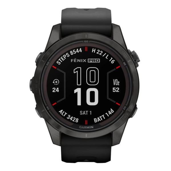 Garmin Fenix 7S Pro Sapphire Solar DLC Titanium Carbon Gray — 2